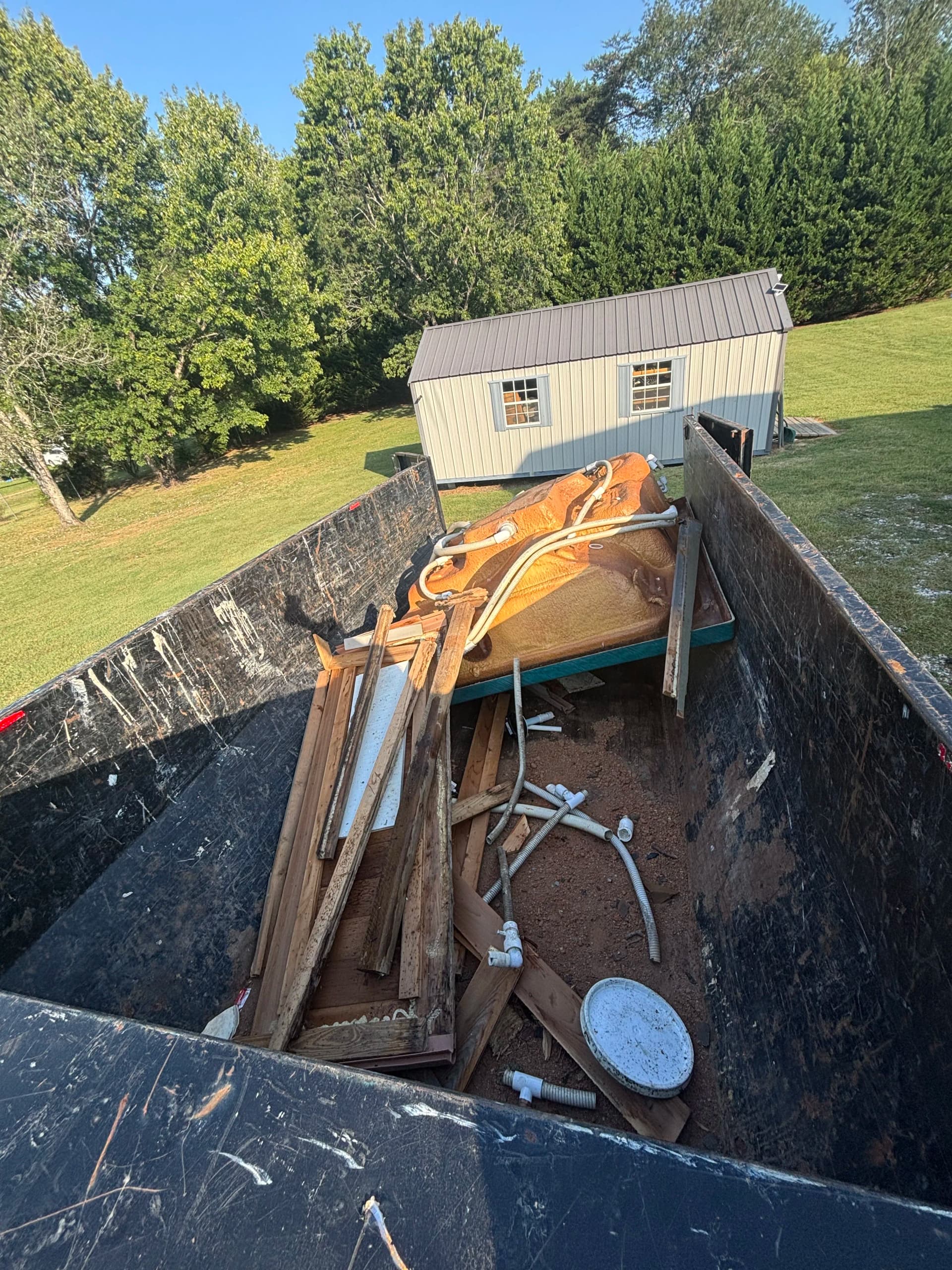 Gallery photos for Old Hot Tub Hauled Away in the Same Week: Image #2