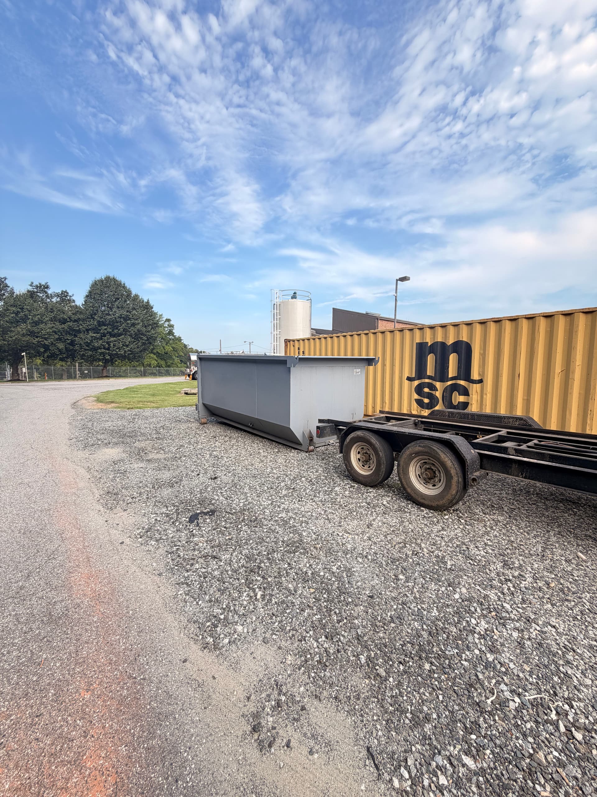 20-Yard Dumpster Rental at Greensboro Water Treatment Facility image