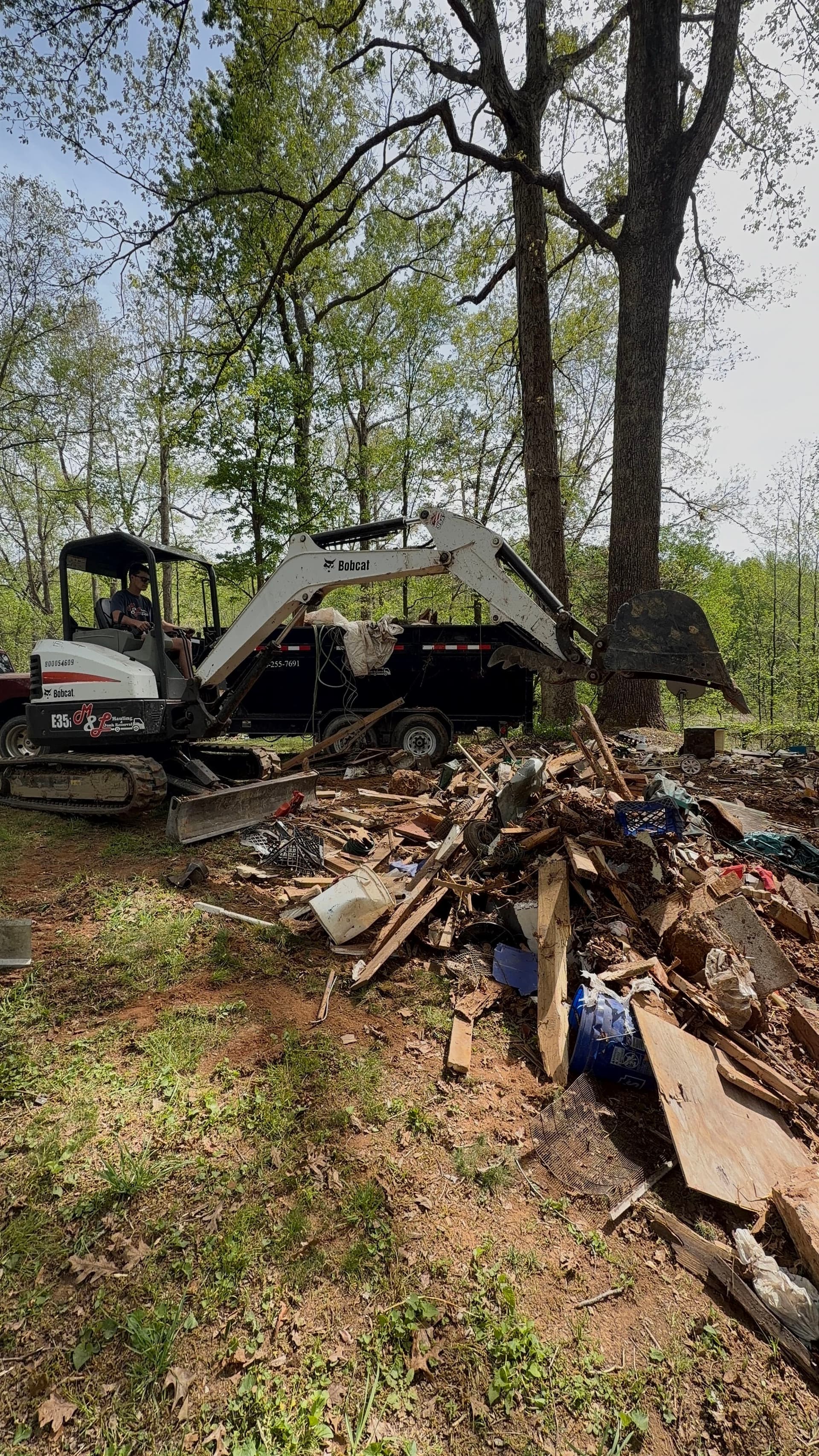 Gallery photos for Old Backyard Shop Demo and Full Debris Removal: Image #4